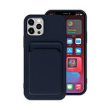 iPhone 13 Pro -suojakuori, jossa korttipaikka, sininen