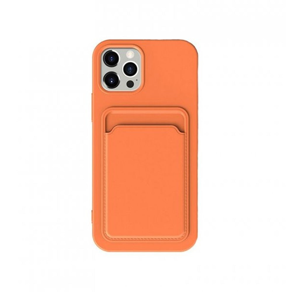 iPhone 13 Pro Kuoret Korttipidike Oranssi