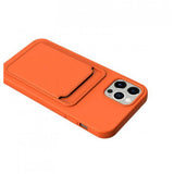 iPhone 13 Pro Kuoret Korttipidike Oranssi