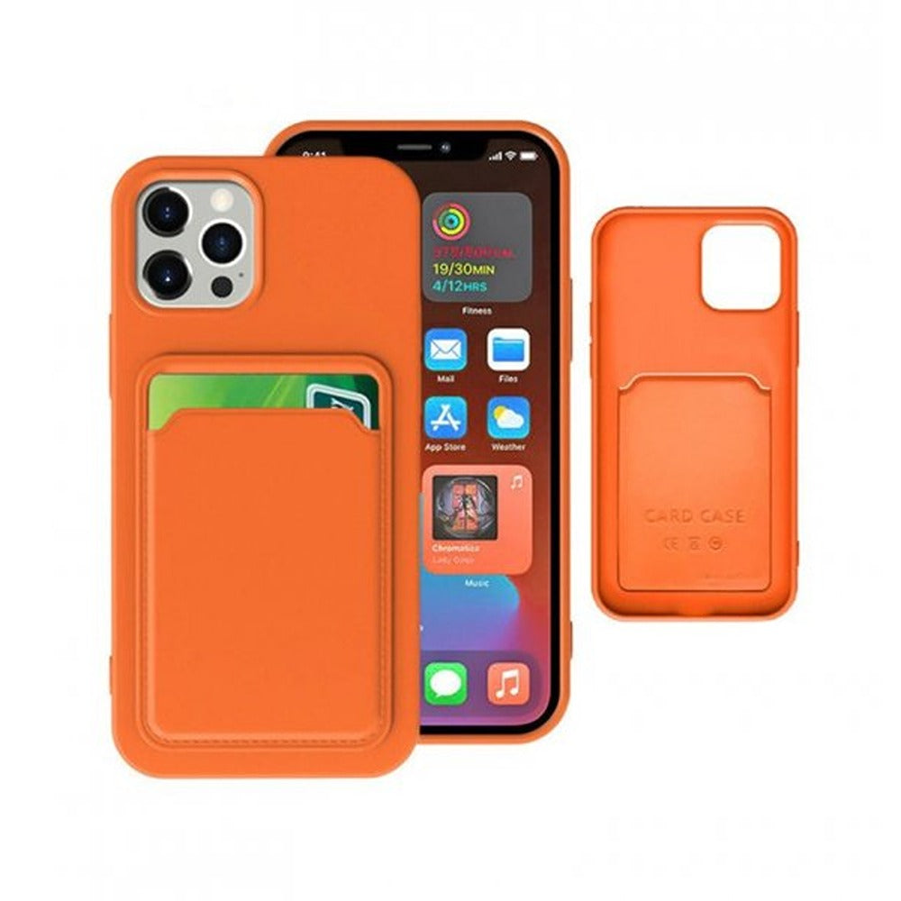 iPhone 13 Pro Kuoret Korttipidike Oranssi