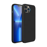 Rvelon iPhone 13 Pro Silikonikuori Musta