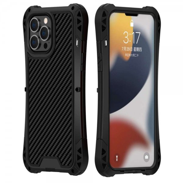 R-JUST iPhone 13 Pro Suojakuori AMIRA Musta