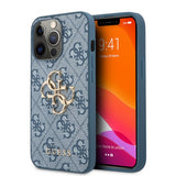 Guess iPhone 13 Pro Big Logo -kuori, sininen