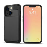 iPhone 13 Pro Kuori Card Slide Musta