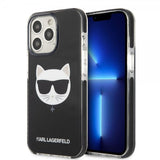 Karl Lagerfeld iPhone 13 Pro Suojakuori Choupette Musta