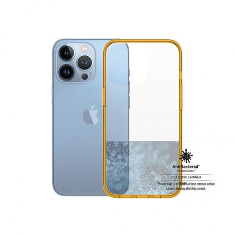 PanzerGlass iPhone 13 Pro -suojakuori ClearCase Color Tangerine