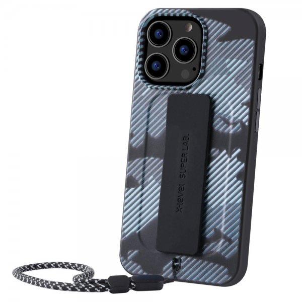 X-Level iPhone 13 Pro Suojakuori Explorer Series Musta