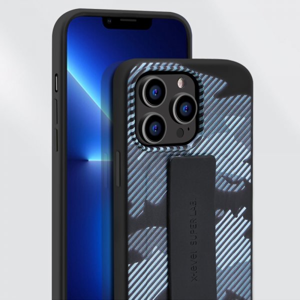 X-Level iPhone 13 Pro Suojakuori Explorer Series Musta