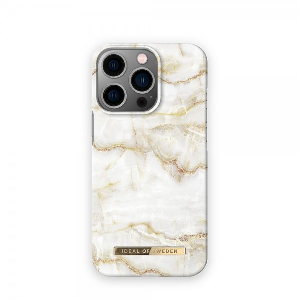 Ideal of Sweden iPhone 13 Pro Suojakuori Fashion Case Golden Pearl Marble