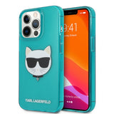 Karl Lagerfeld iPhone 13 Pro -kuori, Fluosininen