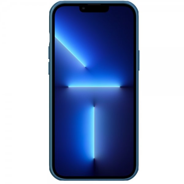 Nillkin iPhone 13 Pro Suojakuori Frosted Shield MagSafe Sininen