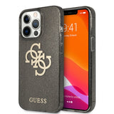 Guess iPhone 13 Pro Suojakuori Full Glitter Musta