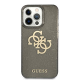 Guess iPhone 13 Pro Suojakuori Full Glitter Musta