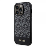 Guess iPhone 13 Pro -suojakuori G Cube MagSafe, musta