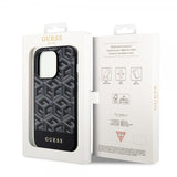 Guess iPhone 13 Pro -suojakuori G Cube MagSafe, musta