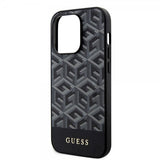Guess iPhone 13 Pro -suojakuori G Cube MagSafe, musta