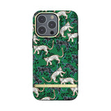 Richmond & Finch iPhone 13 Pro -kuori, Green Leopard