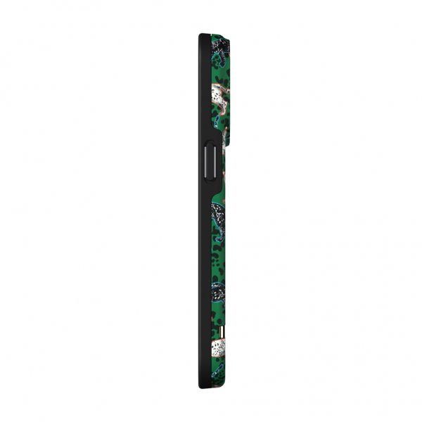 Richmond & Finch iPhone 13 Pro -kuori, Green Leopard