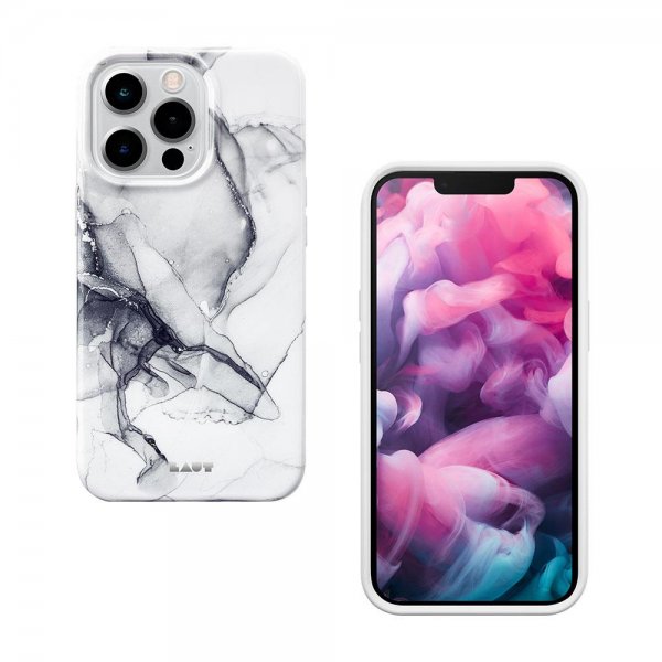 LAUT iPhone 13 Pro -suojakuori Huex Ink Valkoinen
