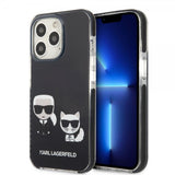 Karl Lagerfeld iPhone 13 Pro Suojakuori Karl & Choupette Musta
