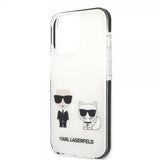 Karl Lagerfeld iPhone 13 Pro Suojakuori Karl & Choupette Valkoinen