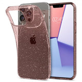 Spigen iPhone 13 Pro Suojakuori Liquid Crystal Glitter Rose Quartz