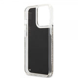 Karl Lagerfeld iPhone 13 Pro Suojakuori Liquid Glitter Gatsby Musta