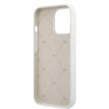 Lacoste iPhone 13 Pro -suojakuori Liquid Silicone Allover Pattern White