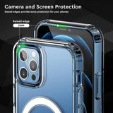 Rvelon iPhone 13 Pro -suojakuori TPU MagSafe Läpinäkyvä