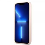Guess iPhone 13 Pro Suojakuori Metal Triangle Pinkki