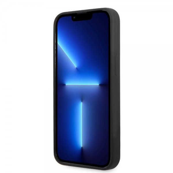 Guess iPhone 13 Pro Suojakuori Metal Triangle Musta