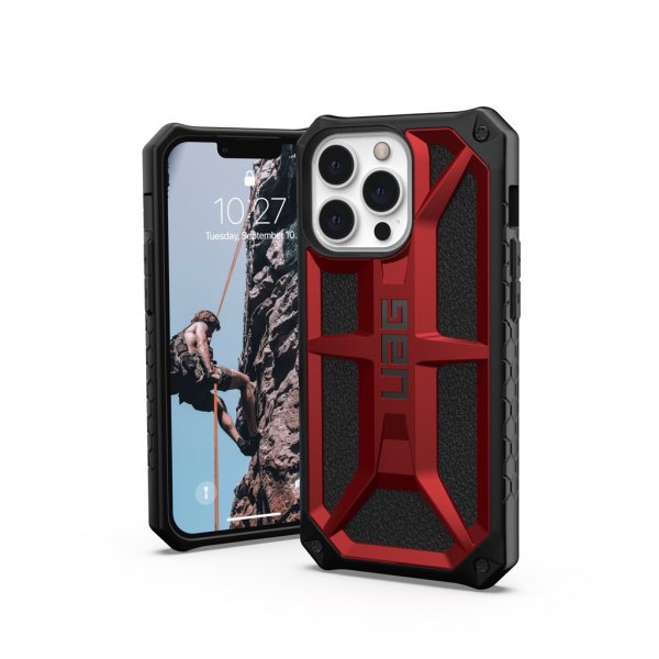 Urban Armor Gear (UAG) iPhone 13 Pro -suojakuori Monarch Crimson