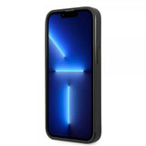 Karl Lagerfeld iPhone 13 Pro kuori, Monogram Iconic Patch, harmaa