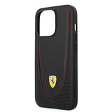 Ferrari iPhone 13 Pro -perforoitu kotelo, musta