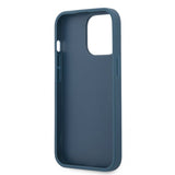 Guess iPhone 13 Pro -suojakuori Printed Stripe Sininen