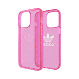 Adidas iPhone 13 Pro Kuori Suojakuori Kirkas Kotelo Kimaltava Vaaleanpunainen