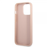 Guess iPhone 13 Pro Saffiano Double Cardslot -kuori, pinkki