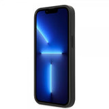 Guess iPhone 13 Pro Saffiano Double Cardslot -kuori, musta
