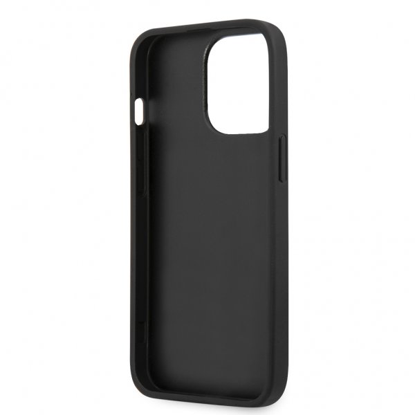 Karl Lagerfeld iPhone 13 Pro Saffiano Silver -suojakuori