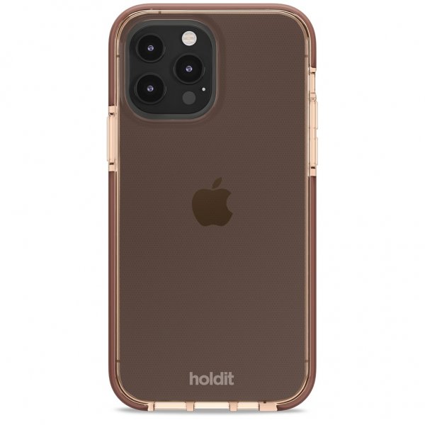 holdit iPhone 13 Pro -suojakuori Seethru Dark Brown