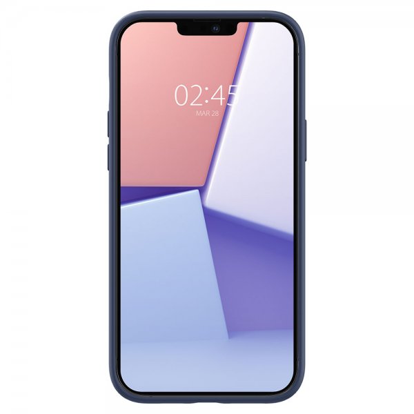 Spigen iPhone 13 Pro -suojakuori Silicone Fit Navy Blue
