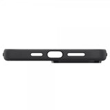 Spigen iPhone 13 Pro Suojakuori Silicone Fit Musta