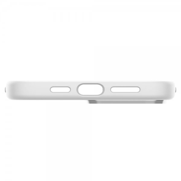 Spigen iPhone 13 Pro Suojakuori Silicone Fit Valkoinen