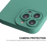 Enkay iPhone 13 Pro -silikonikuori, vihreä