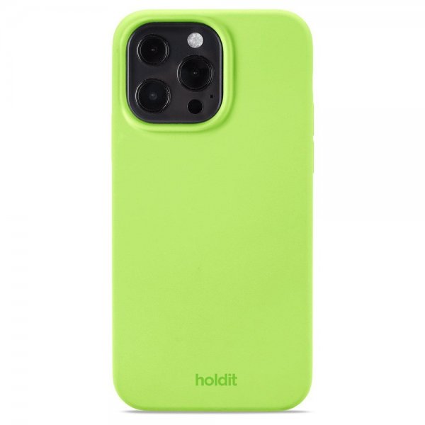 holdit iPhone 13 Pro Silikonikuori Acid Green