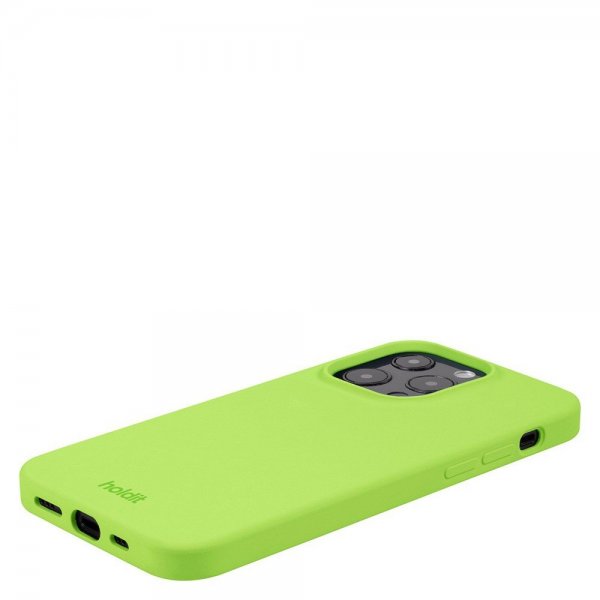 holdit iPhone 13 Pro Silikonikuori Acid Green