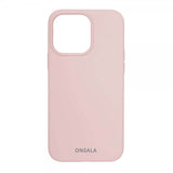 Onsala iPhone 13 Pro Silikonikuori Hiekkaruusu