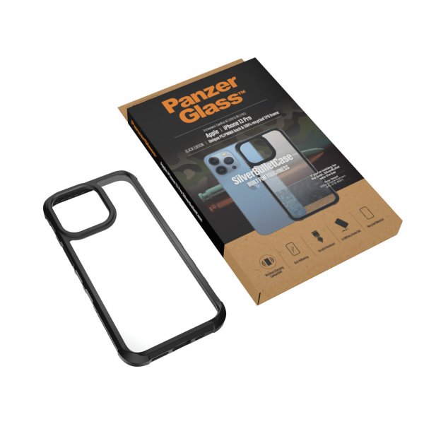PanzerGlass iPhone 13 Pro Suojakuori SilverBullet Case Musta