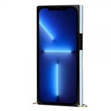 iPhone 13 Pro Square -suojakuori hihnalla, sininen