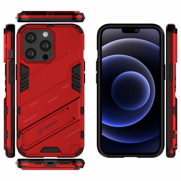 iPhone 13 Pro Kuoret Jalateline Toiminto Punainen
